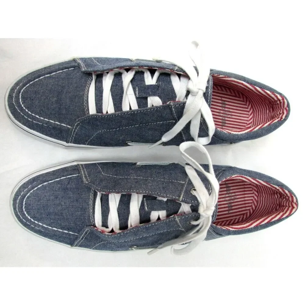 Creative Recreation men's size 9.5 loafers comfort casual shoes blue
